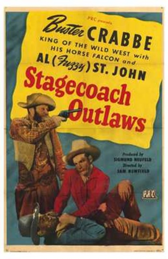 Stagecoach Outlaws Movie Poster - 11 x 17 in.