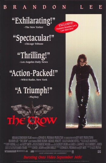 The Crow Movie Poster - 11 x 17 in.
