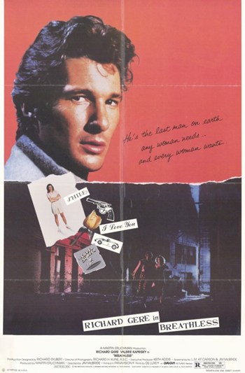 Breathless Movie Poster - 11 x 17 in.