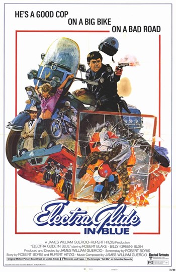 Electra Glide in Blue Movie Poster - 11 x 17 in.