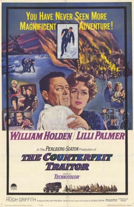 Counterfeit Traitor Movie Poster - 11 x 17 in.