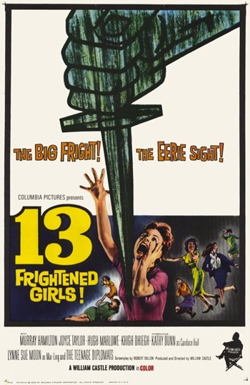 13 Frightened Girls Movie Poster - 11 x 17 in.