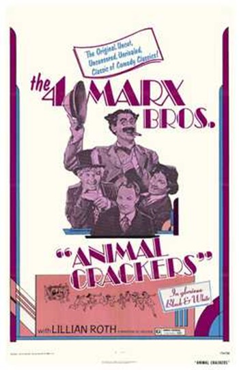 Animal Crackers Movie Poster - 11 x 17 in.