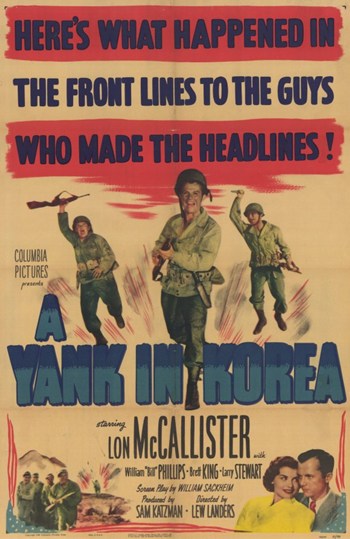 Yank in Korea Movie Poster - 11 x 17 in.