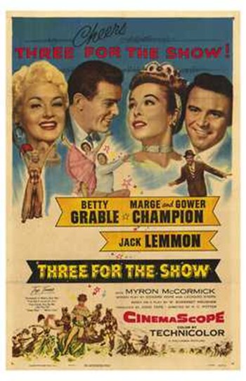 Three for the Show Movie Poster - 11 x 17 in.
