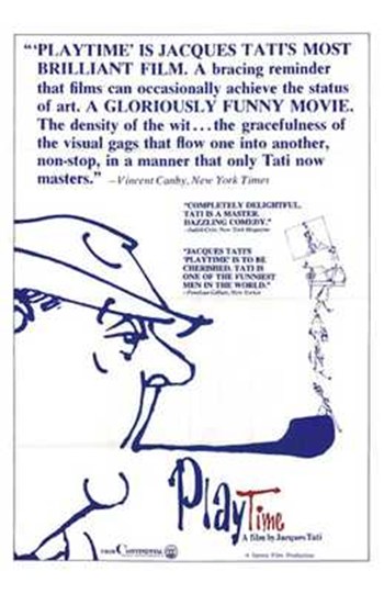 Playtime Movie Poster - 11 x 17 in.