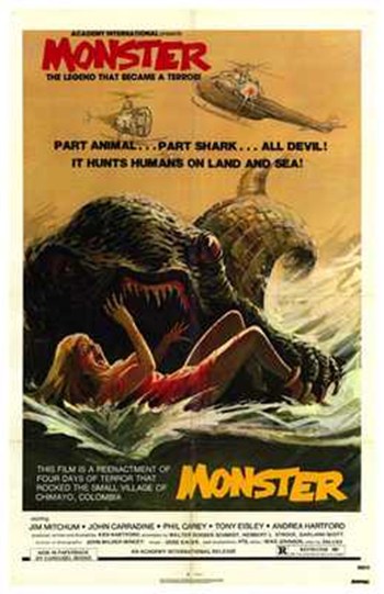 Monster Movie Poster - 11 x 17 in.