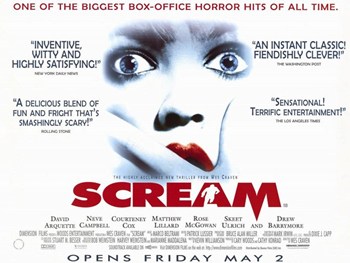 Scream Movie Poster - 17 x 11 in.