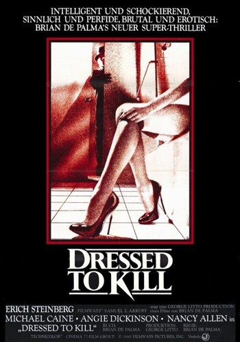 Dressed to Kill Movie Poster - 11 x 17 in.
