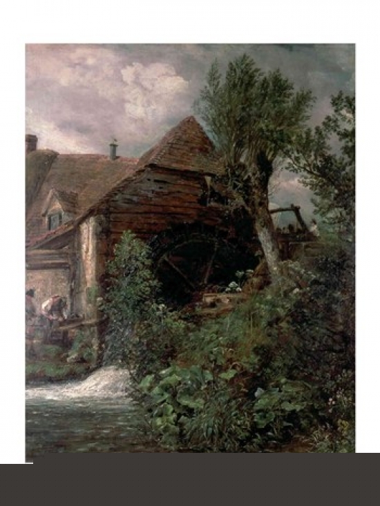 BALBAL4990LARGE Watermill at Gillingham Dorset Poster Print by John Constable - 24 x 36 in. - Large