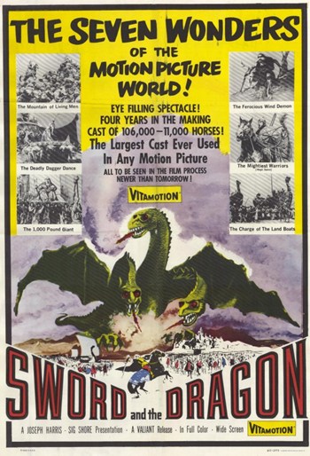 Sword  the Dragon Movie Poster  11 x 17 in