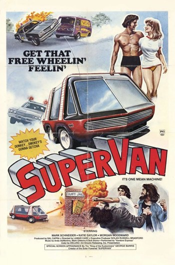 Supervan Movie Poster - 11 x 17 in.