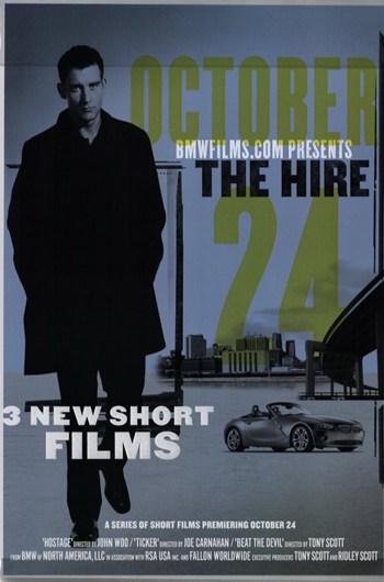 The Hire Ticker Movie Poster - 11 x 17 in.