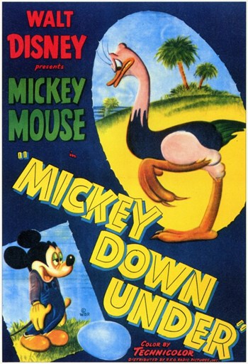 MOV250232 Mickey Down Under Movie Poster - 11 x 17 in.