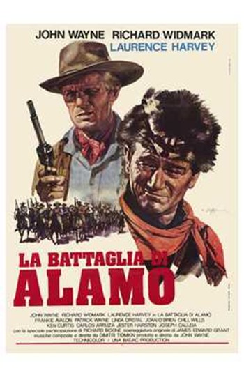 The Alamo Movie Poster - 11 x 17 in.