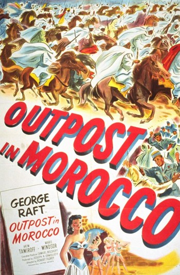 Outpost in Morocco Movie Poster - 11 x 17 in.