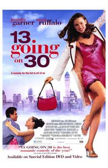 13 Going on 30 Movie Poster - 11 x 17 in.