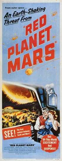 Red Planet Mars Movie Poster - 11 x 17 in.