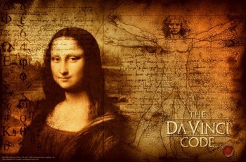 The Da Vinci Code Movie Poster - 17 x 11 in.