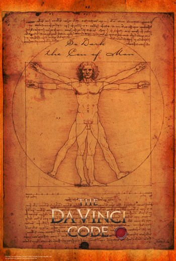 The Da Vinci Code Movie Poster - 11 x 17 in.