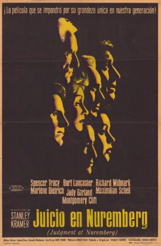 Judgment at Nuremberg Movie Poster - 11 x 17 in.