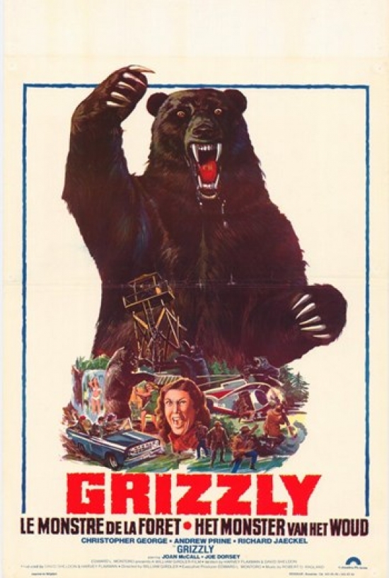 Grizzly Movie Poster - 11 x 17 in.