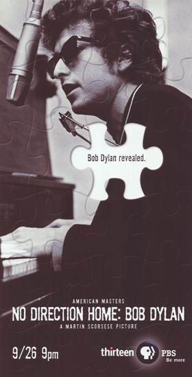 No Direction Home Bob Dylan Movie Poster - 11 x 17 in.