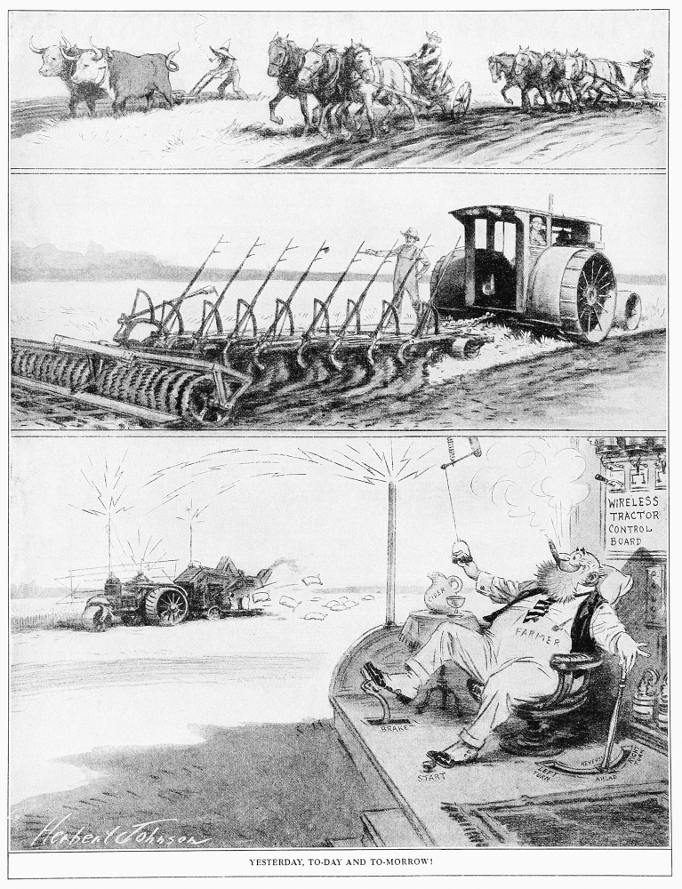 Comic Strip in Country Gentleman Agricultural Magazine From The Early 20th Century Poster Print - 13 x 17 in.