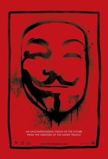 V for Vendetta Movie Poster - 11 x 17 in.