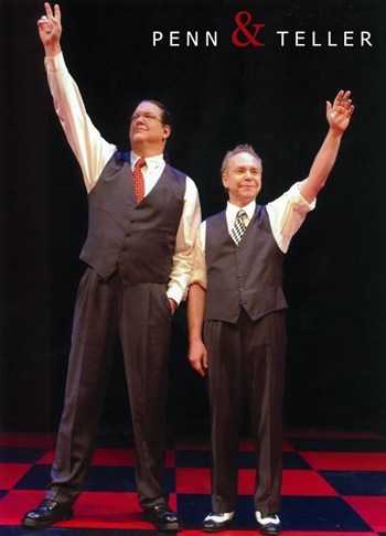 Penn & Teller Movie Poster - 11 x 17 in.