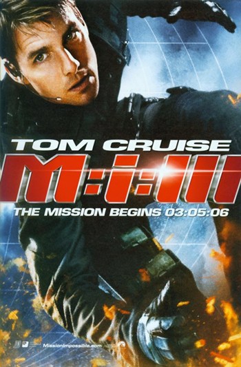 Mission Impossible III Movie Poster - 11 x 17 in.