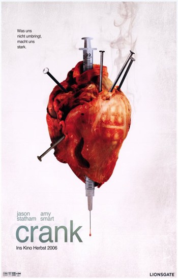 Crank - German - Style a Movie Poster - 11 x 17 in.
