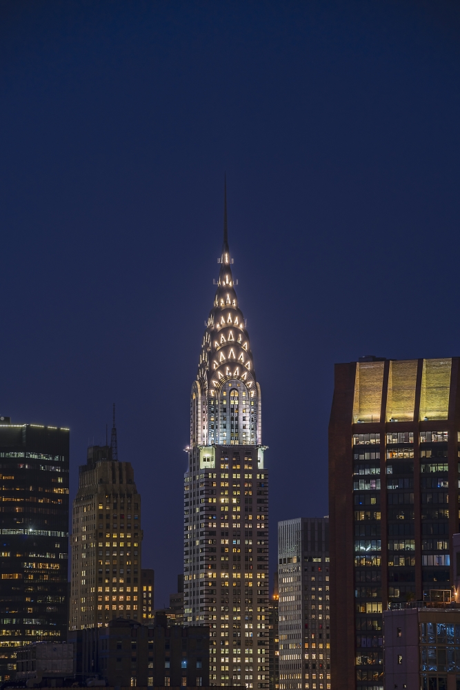 DPI12275749 Chrysler Building at Twilight - New York City United States of America Poster Print - 12 x 19 in.
