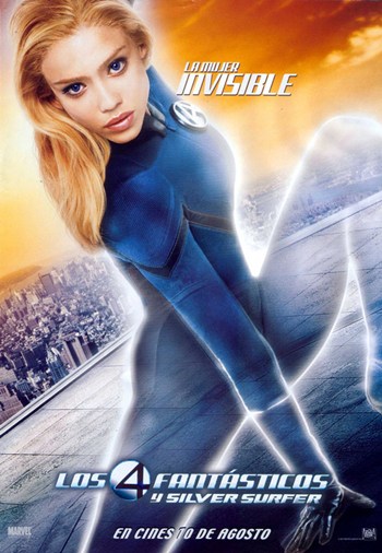 Fantastic Four Rise of the Silver Surfer Movie Poster - 11 x 17 in.