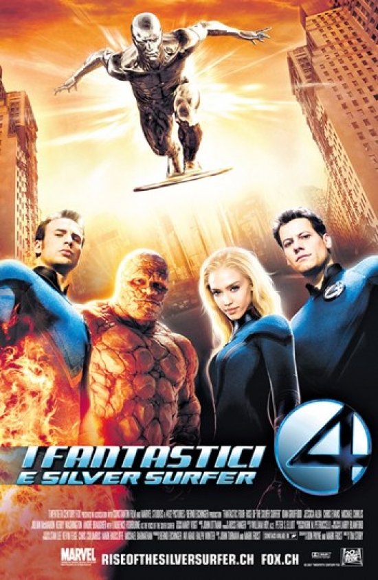 Fantastic Four Rise of the Silver Surfer Movie Poster - 11 x 17 in.