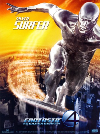 Fantastic Four Rise of the Silver Surfer Movie Poster - 11 x 17 in.