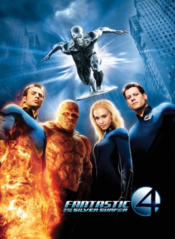 Fantastic Four Rise of the Silver Surfer Movie Poster - 11 x 17 in.
