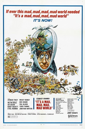 MOV415922 Its a Mad Mad Mad Mad World Movie Poster  11 x 17 in