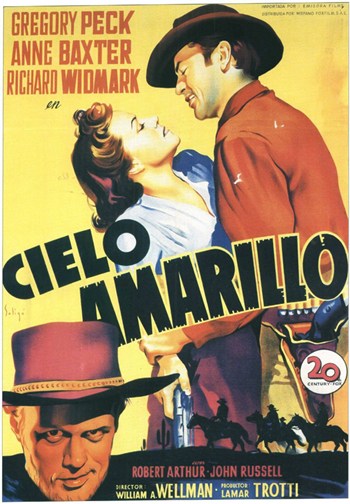 Yellow Sky Movie Poster - 11 x 17 in.