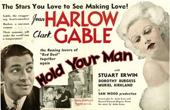 Hold Your Man Movie Poster - 17 x 11 in.