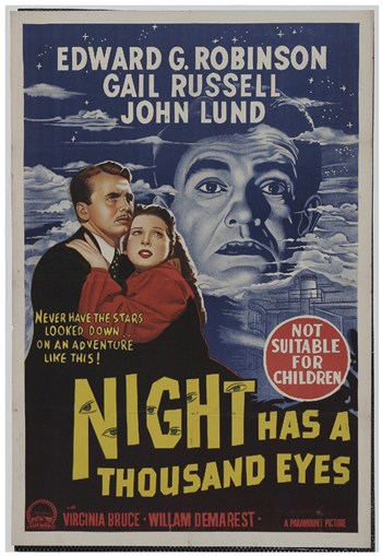 Night Has a Thousand Eyes Movie Poster - 11 x 17 in.