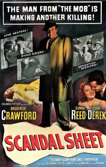 Scandal Sheet Movie Poster - 11 x 17 in.