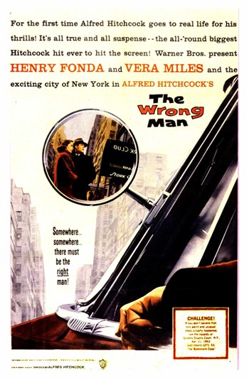 The Wrong Man Movie Poster - 11 x 17 in.