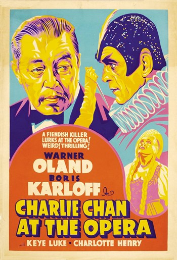 Charlie Chan at the Opera Movie Poster  11 x 17 in