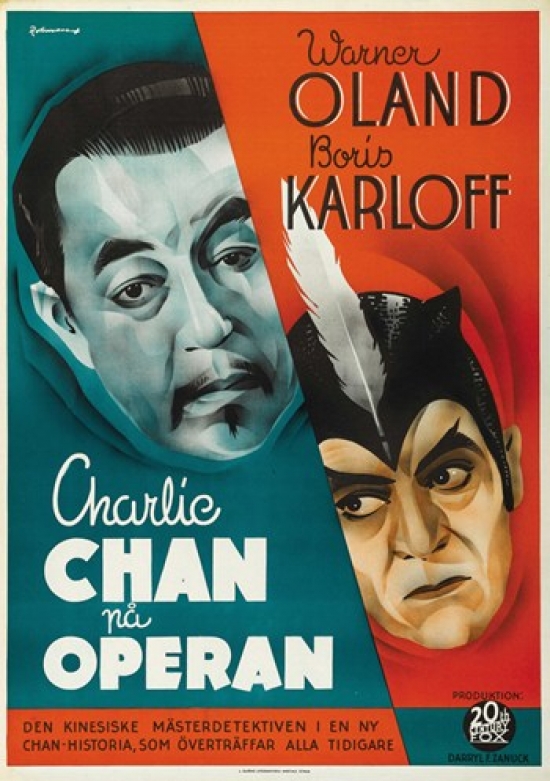 Charlie Chan at the Opera Movie Poster  11 x 17 in