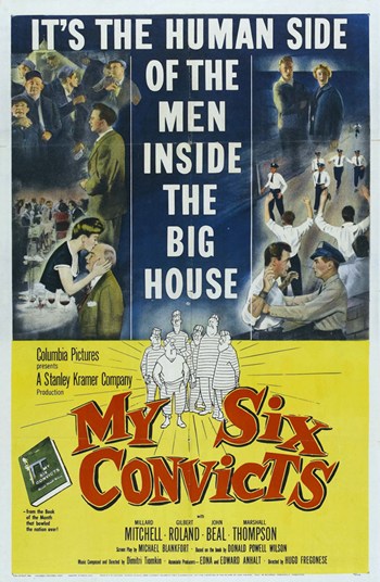 My Six Convicts Movie Poster - 11 x 17 in.