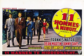 Oceans 11 Movie Poster - 17 x 11 in.