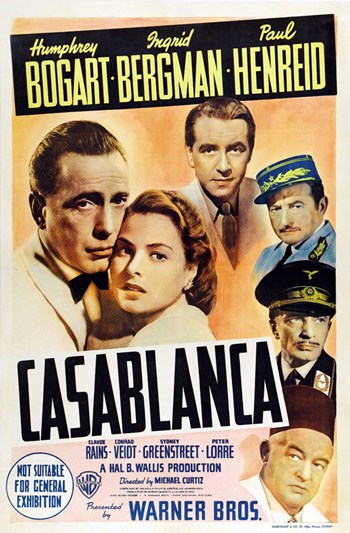 MOV417270 Casablanca Movie Poster - 11 x 17 in -  Posterazzi