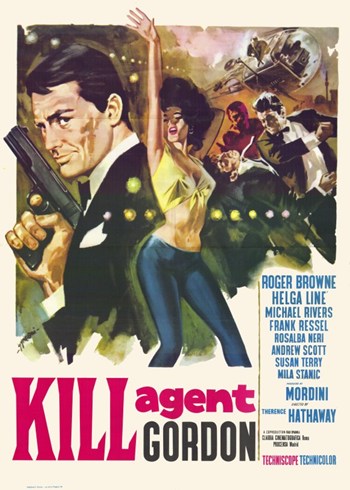 Kill Agent Gordon Movie Poster - 11 x 17 in.