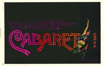 Cabaret Movie Poster - 17 x 11 in.